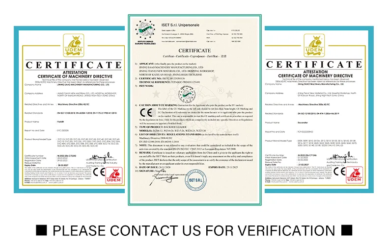 Certificates