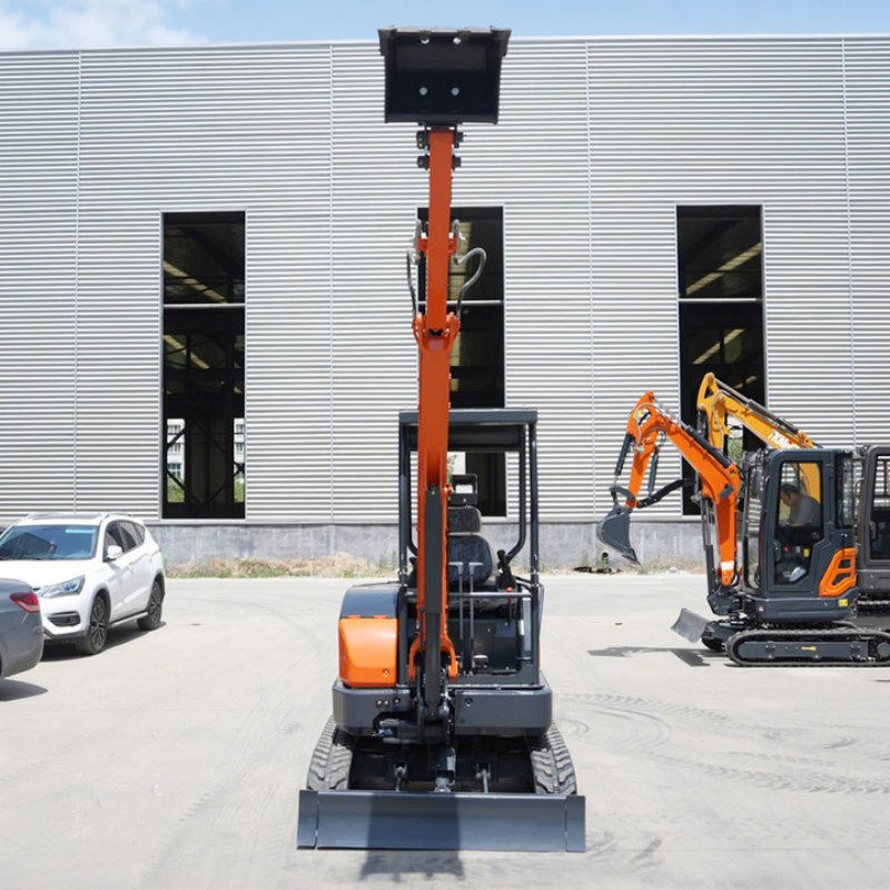 Quick Delivery 2.5 Ton Mini Crawler Excavator Zero Tail Swing Compact Bagger Garden Hydraulic Operation Rubber Track Mini Digger