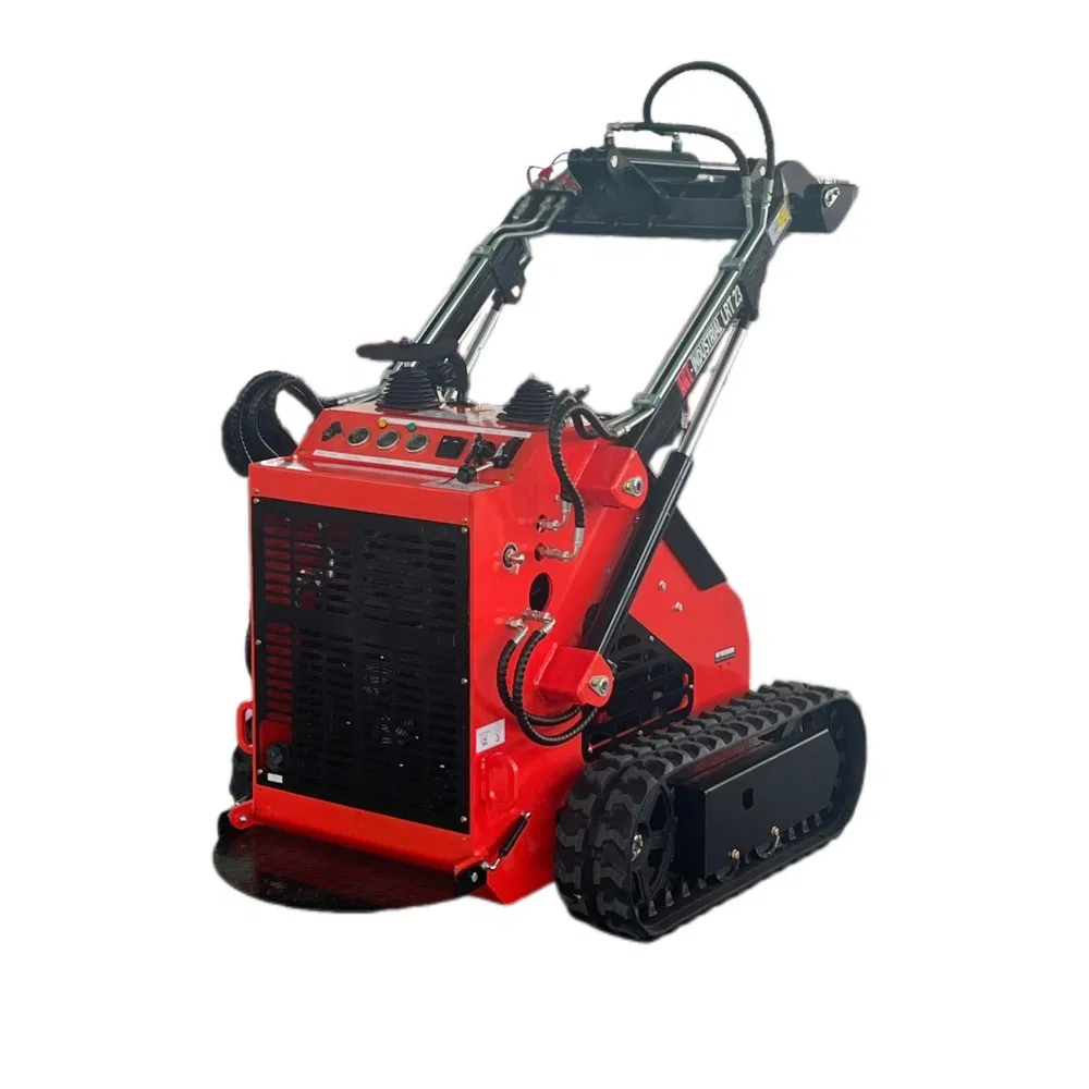 New Skid Steer Loader Rato Engine 1 Ton Hydraulic Crawler Tracked Mini Loader