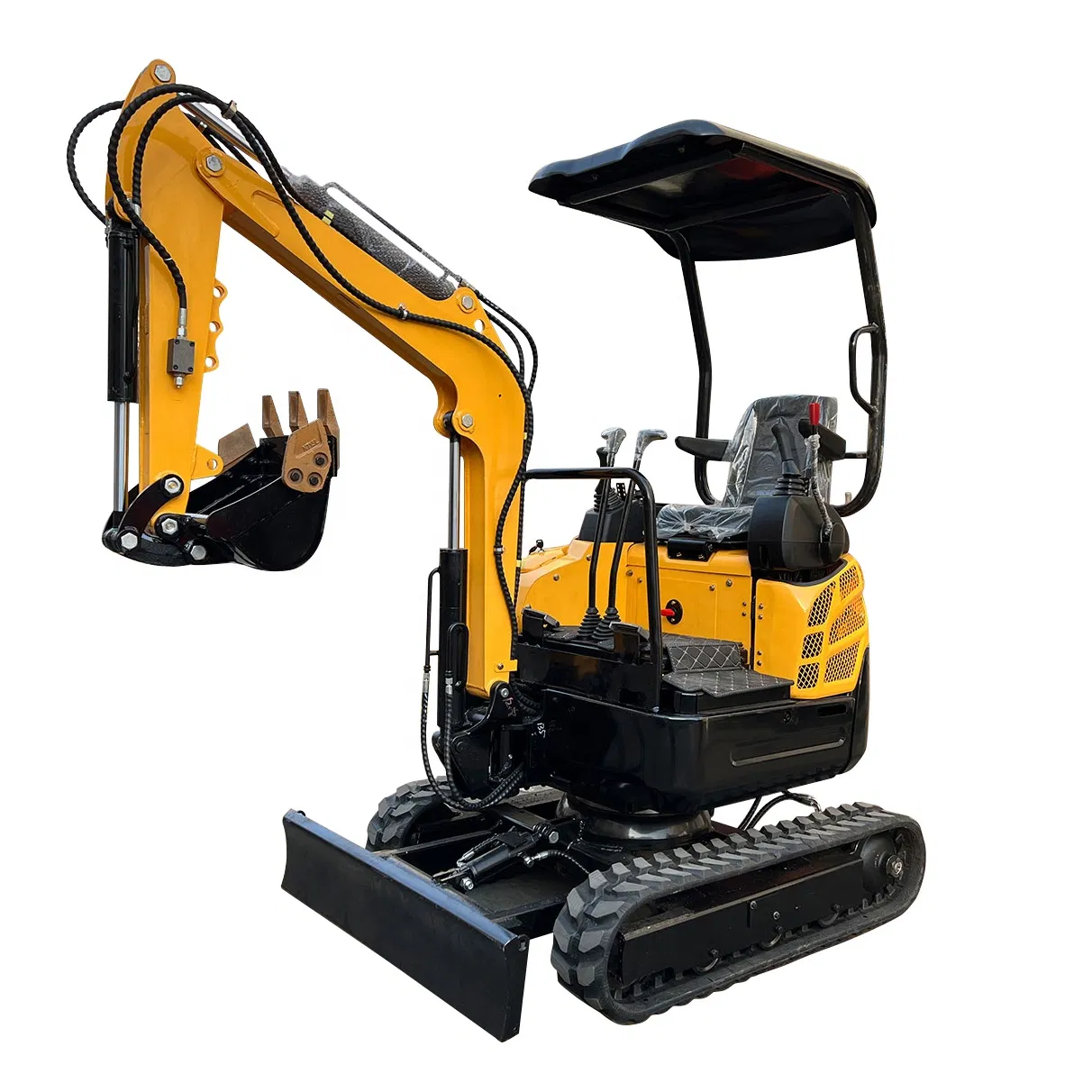 Best Selling High Efficiency 1ton Hydraulic Crawler Type Small Digger CE/EPA Koop Kubota Diesel Engine Mini Excavator
