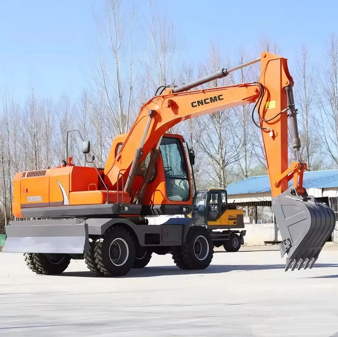 Wheeled Micro Mini Excavator for Home Farm Use Construction with Attachments-Bucket New Used Various Operating Weigh