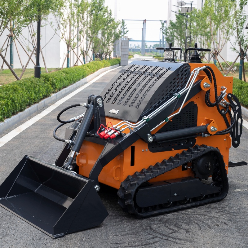 Robust OEM Customizable CE Construction Compact Crawler Wheel Small Hydraulic Skid Steer Loader Used Backhoe Crawler Excavator Mini Tracked Loader for Sale