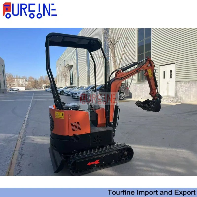 Versatile Boom Swing Mini Crawler Excavator with Innovative Retractable Tracks