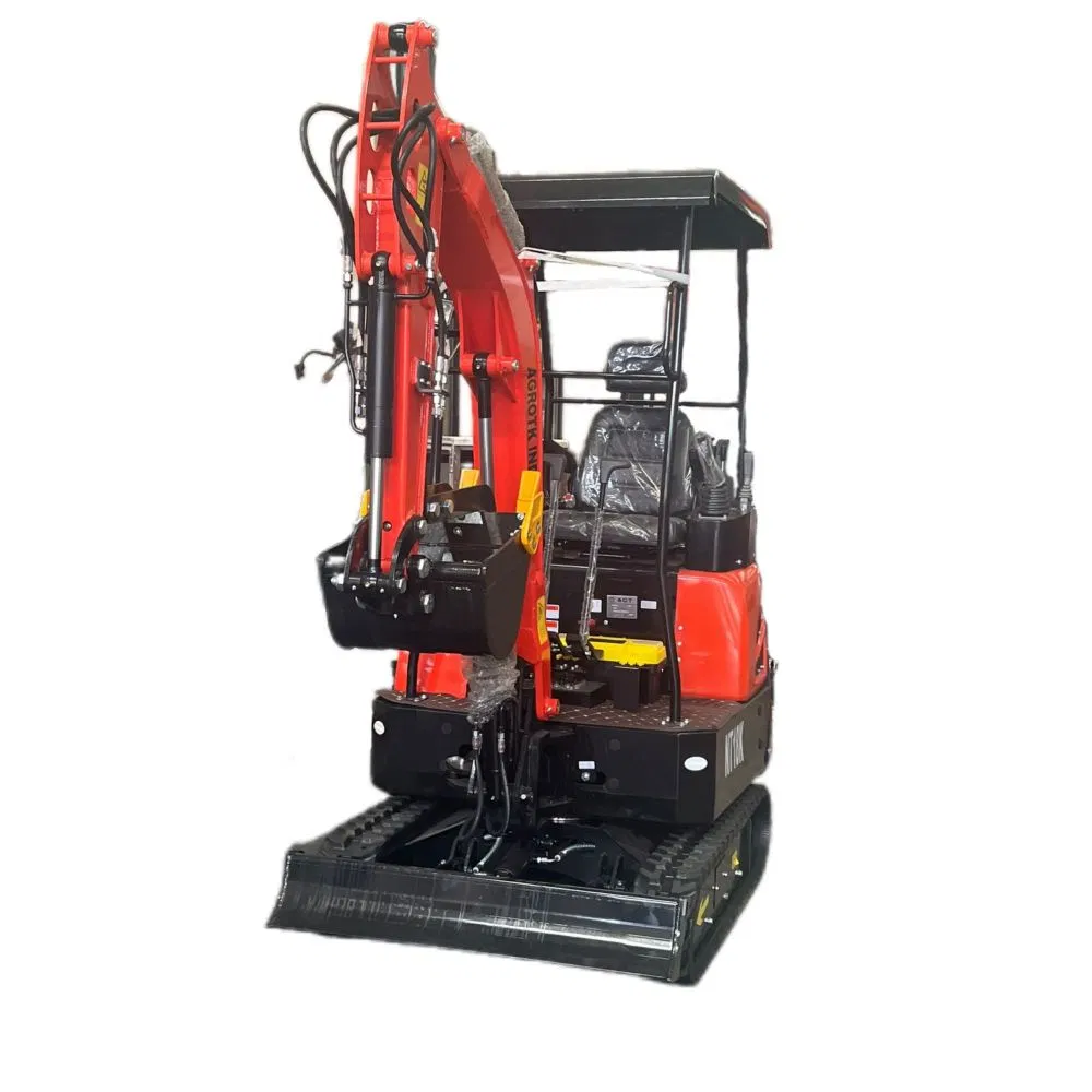 Cheap Price Agt-Nt18K Diesel Mini Excavator with Hydraulic Thumb