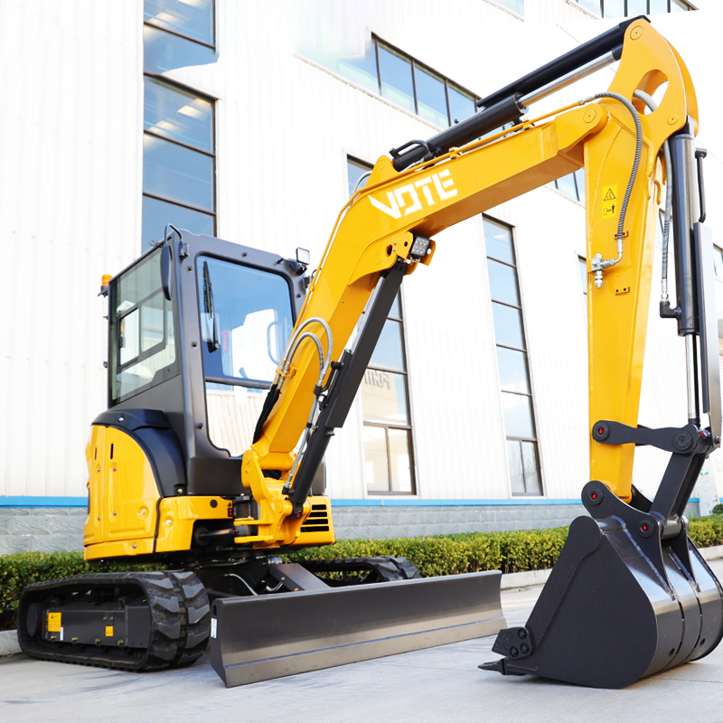 Vote Chinese Excavator Vtw-20 2 Ton China Best Quality and Cheap Price Small Size Mini Crawler Rubber Track Excavator for Sale