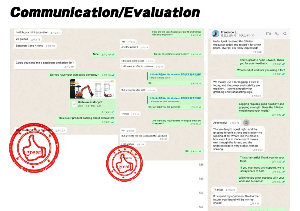 Mini Excavator Loading