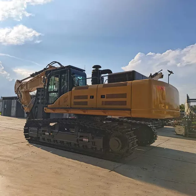 Heavy Excavator Side View