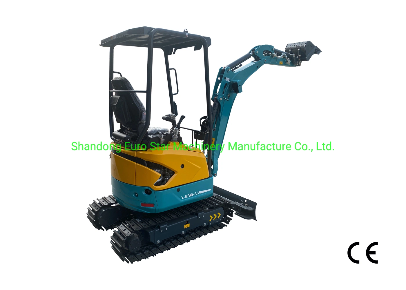 Hydraulic Small Digger Mini Zero Tail Type Swing Boom 1 Ton 1.8 Ton Crawler Excavator with Japanese Engine