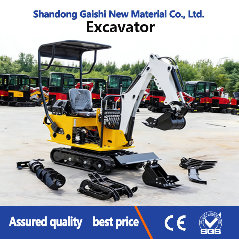 0.8-3ton Closed Cabin Crawler Digger Mini Hydraulic Excavator for Construction Site