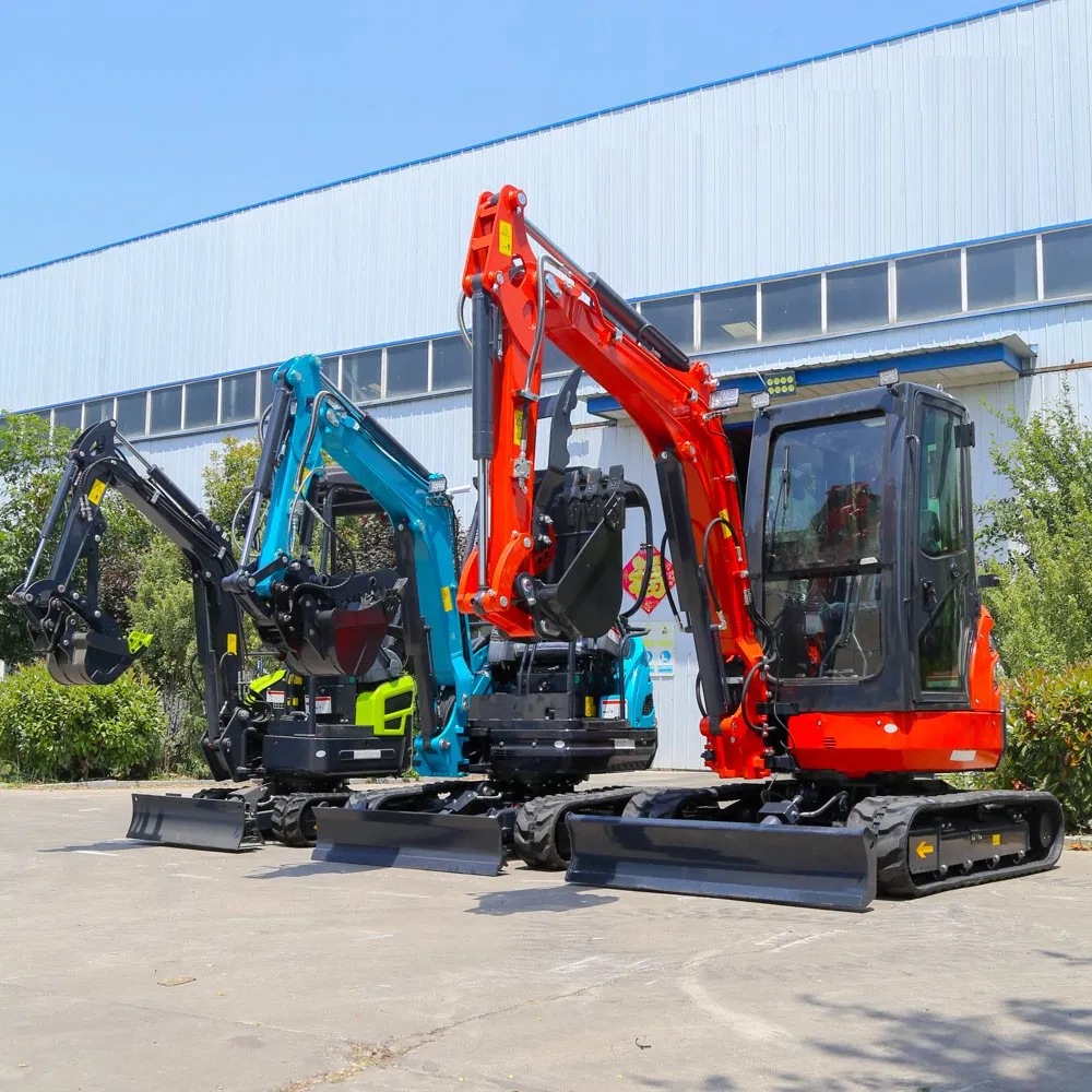 Free Shipping 3ton Excavator 3.5t Euro 5 Hydraulic Digger Wholesale Excavators 3.5ton Mini Excavator with Thumb