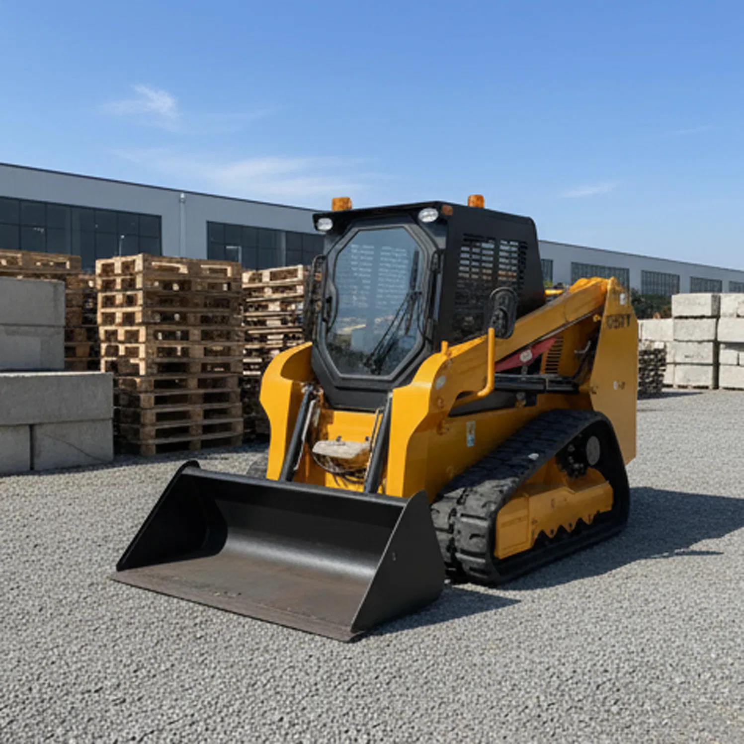 High Operating Efficiency Widely Crawler Tracked Skid Steer Loader Mini Skid Steer Loader with Closed Cab