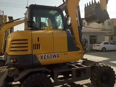 6 Ton Brand New Mini Wheeled Excavator Xe60wa