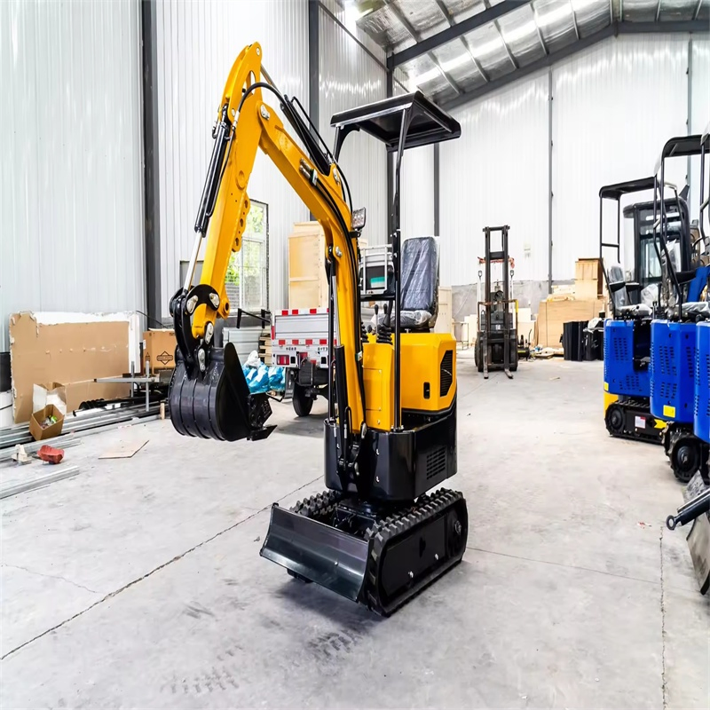 Best Mini Excavators Crawler Small 1.0 Ton Excavator with Attachments Auger Hammer Bucket for Sale