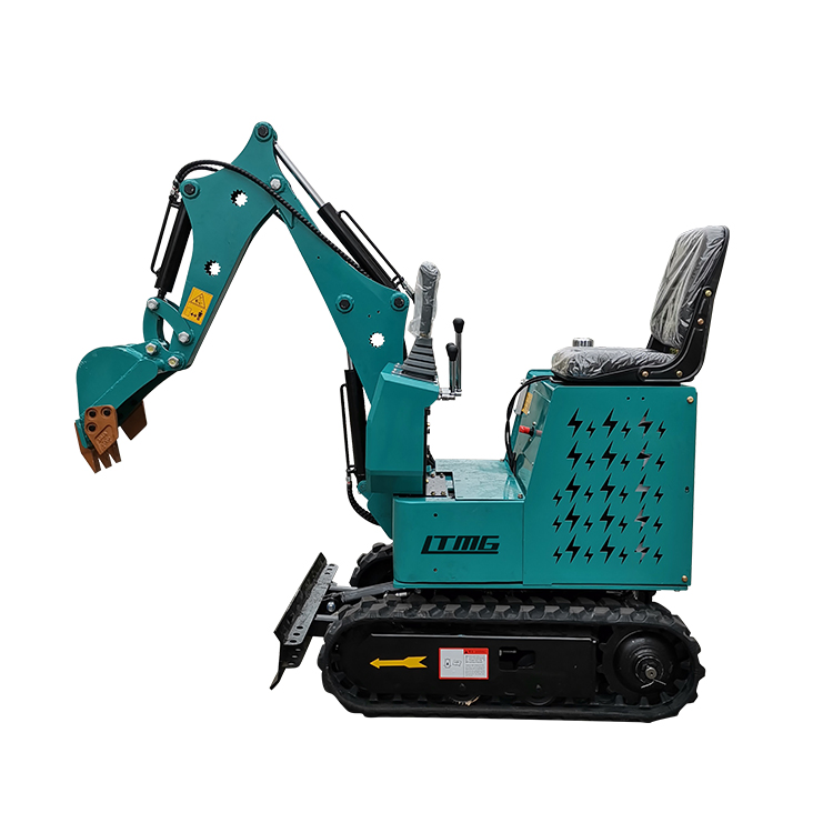 Ltmg Lithium Battery Zero Tail Digger 0.8 Ton 1 Ton 1.5 Ton 1.7 Ton 2 Ton Electric Mini Excavator with Side Swing Cab