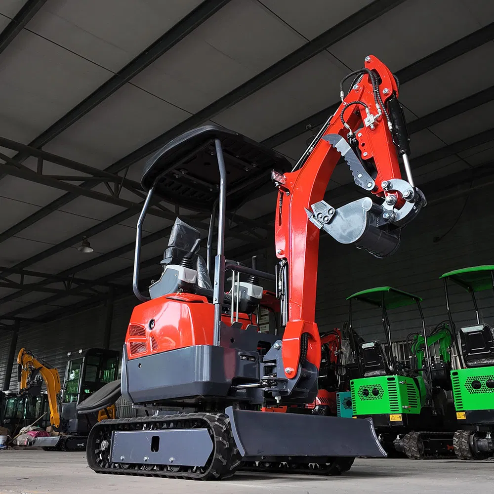 High Quality CE Certified 1.8t/2t Mini Excavator Fully Hydraulically Operated Kubota0 Wheeled Excavator Parts Mini Digger