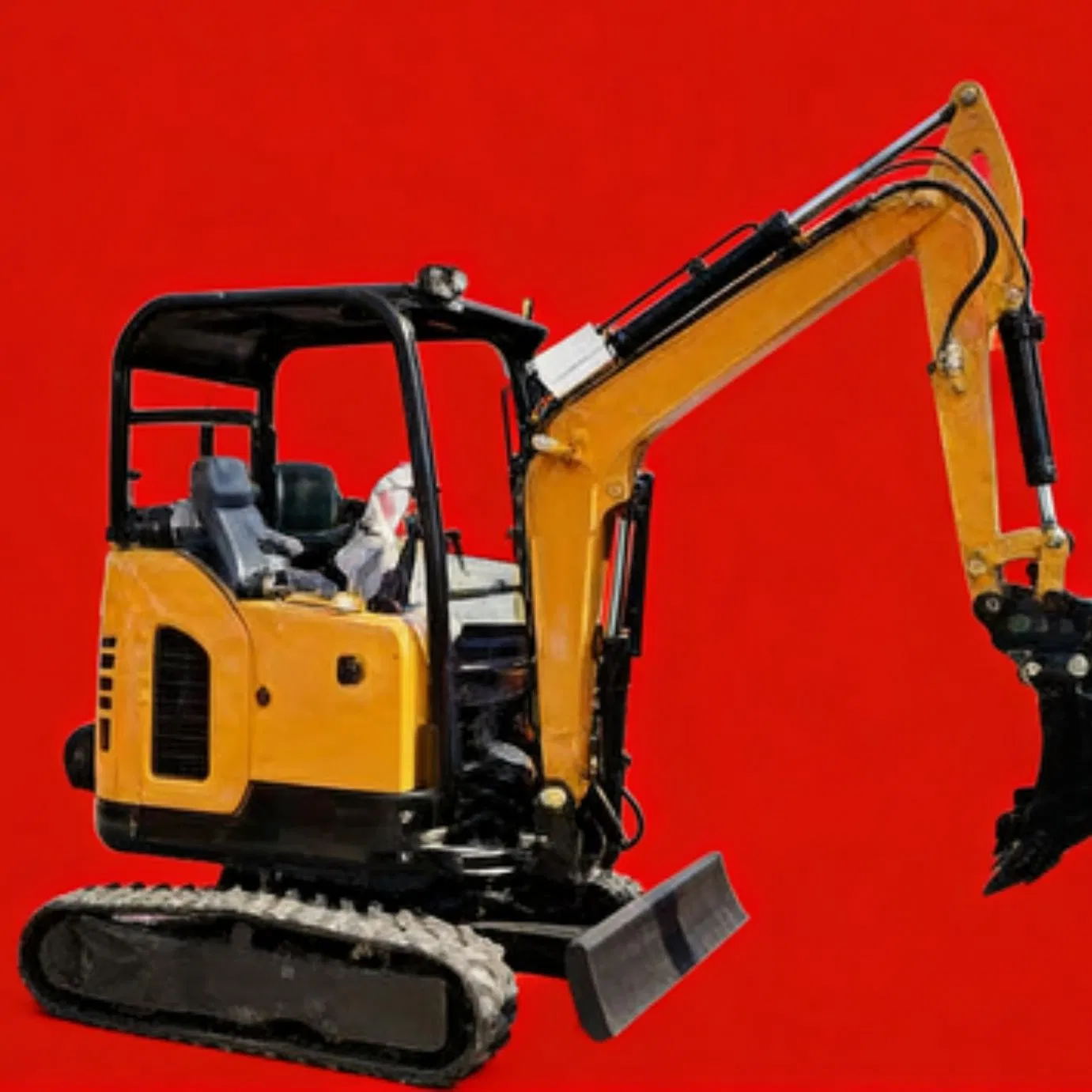 Factory Direct 2.5 Ton Compact Mini Excavator with Retractable Track Rubber Track Option Perfect for Lawn Protection Orchard Management and Small Scale Road Rep