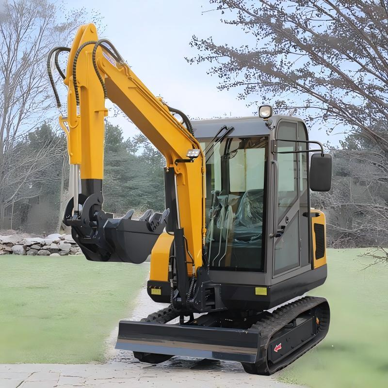 Leking 2 Ton Zero Tail Swing Mini Excavator - Crawler Excavator for CE/ISO - Hydraulic Backhoe Excavator Mini Excavator for Construction and Landscaping