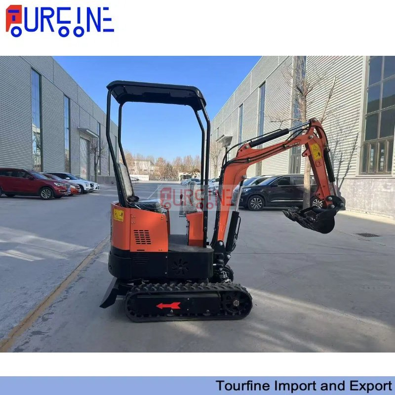 Versatile Boom Swing Mini Crawler Excavator with Innovative Retractable Tracks