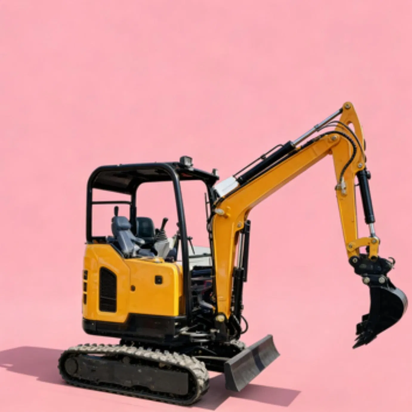 Factory Direct 2.5 Ton Compact Mini Excavator with Retractable Track Rubber Track Option Perfect for Lawn Protection Orchard Management and Small Scale Road Rep