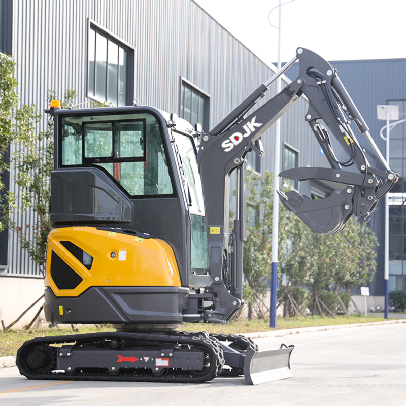Multifunctional Mini Excavators 1 Tons 1.2 Tons 1.6 Tons 2 Tons 3 Tons Hydraulic Type Closed-Cabin Small Excavators