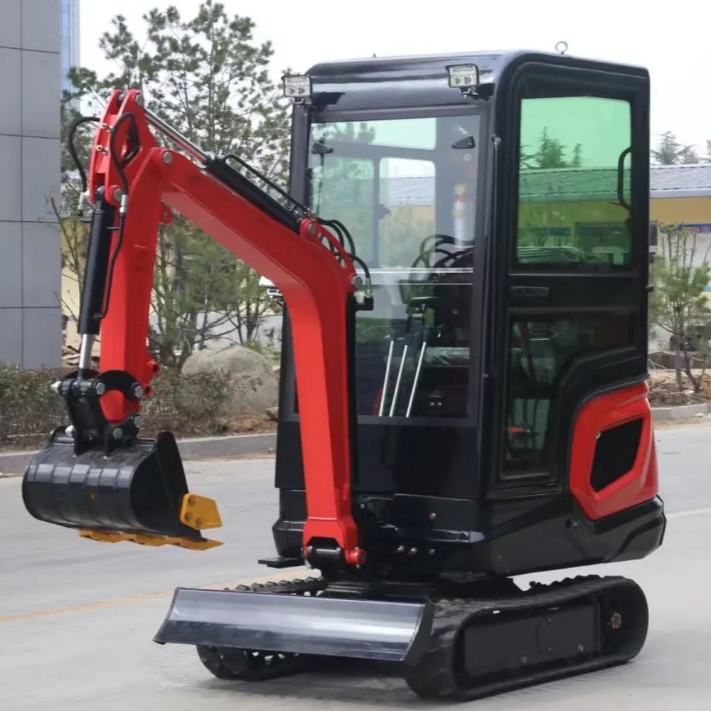 Multi-Functional with Attachments Bucket/Hammer/Auger Mini Excavator