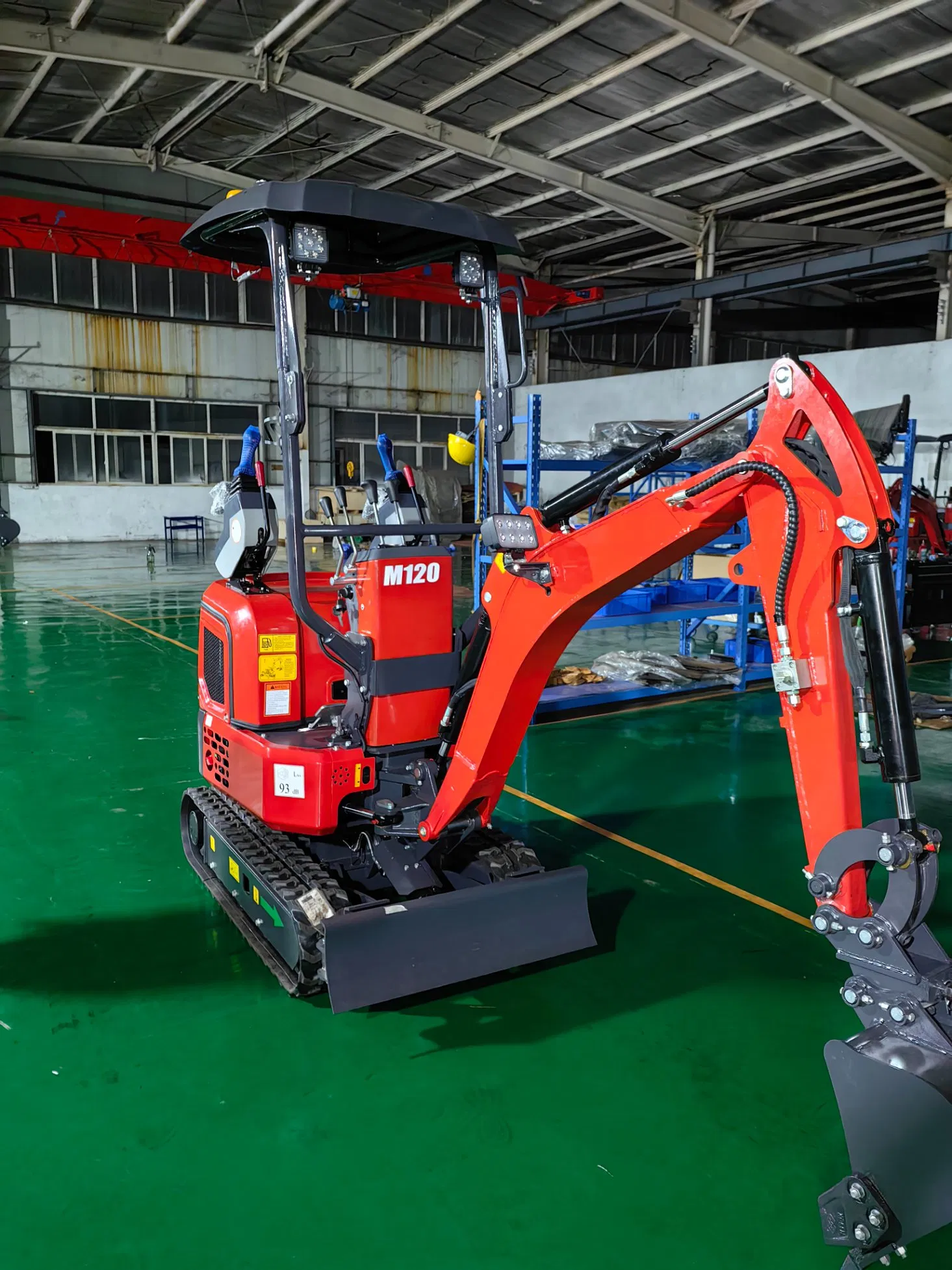 High Efficiency Mini Hydraulic Excavator with Rubber Track for Projects