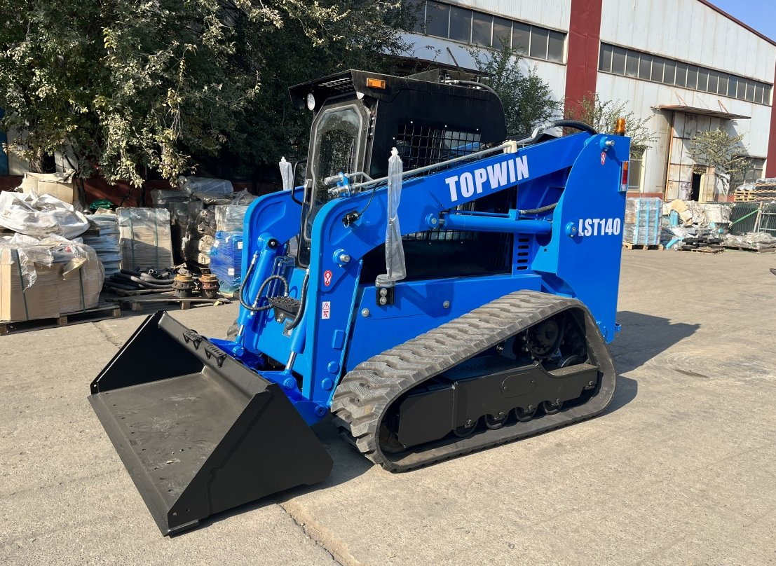 Chinese Best New Used Mini Compact Small Wheel Track 45/60/75/85/90/100/120 HP 120HP 1200 Kg Diesel Electric EPA Euro5 Engine Tracked Skid Steer Loader for Sale