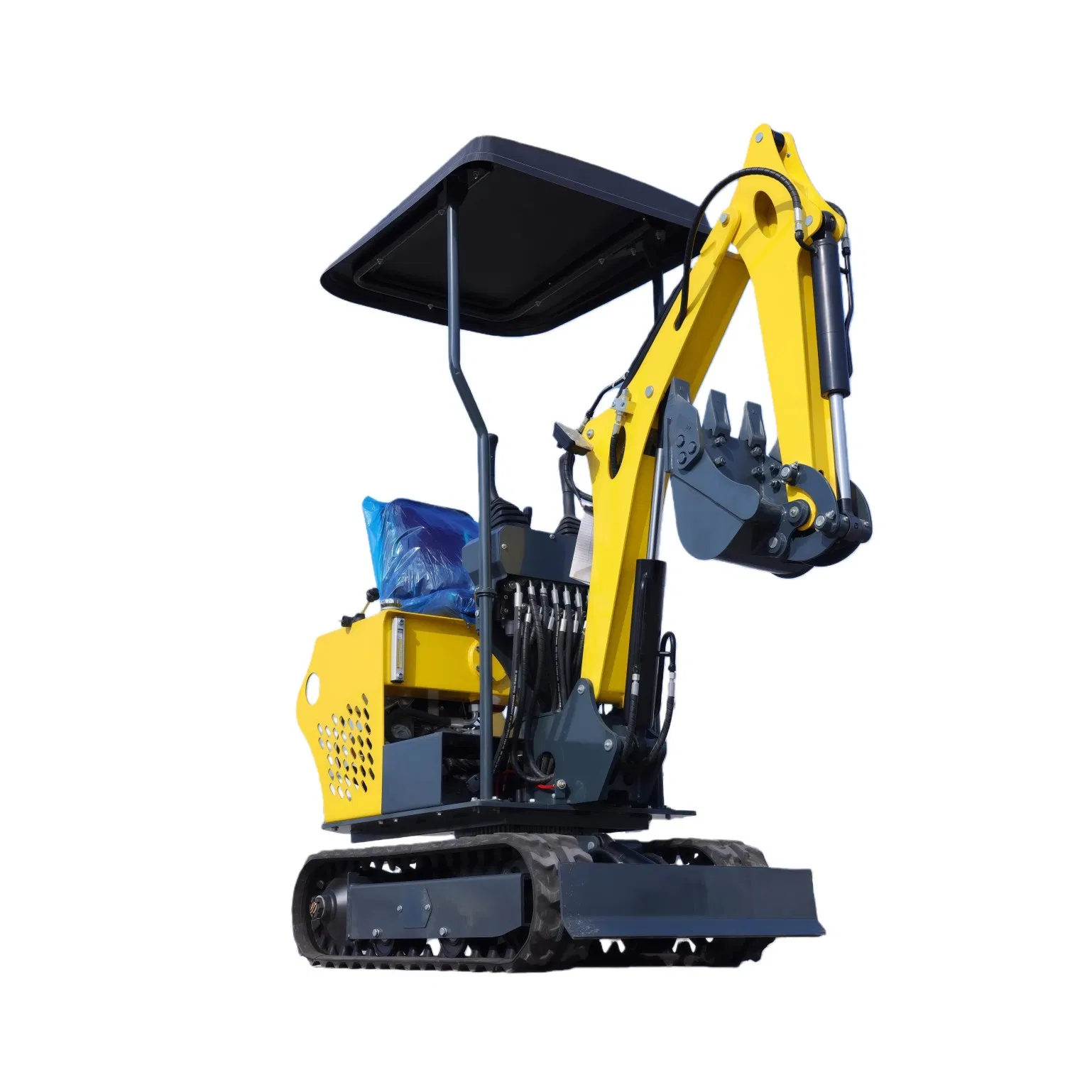 Versatile Mini Small Bagger Excavator for Compact Spaces and Urban Sites with Hydraulic Hammer and Thumb 1 Ton 2 Ton 3 Ton 6 Ton for Garden/Road/Farm/Home 360°