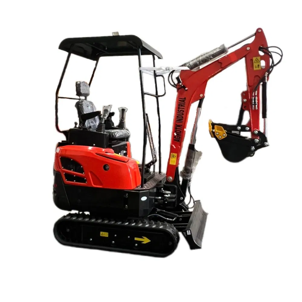 Cheap Price Agt-Nt18K Diesel Mini Excavator with Hydraulic Thumb