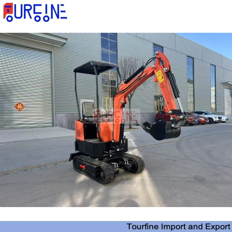 Versatile Boom Swing Mini Crawler Excavator with Innovative Retractable Tracks