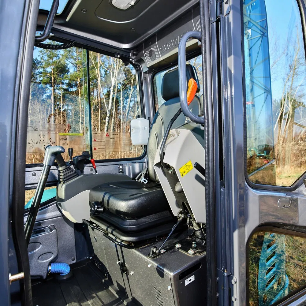 Mini-Pelle Swe25f Compact Excavator Zero-Tail Exceptional Digging Forces of 24 kN Bucket 14 kN Arm Maximum Reach of Over 4.6 Meters 4845 mm Long