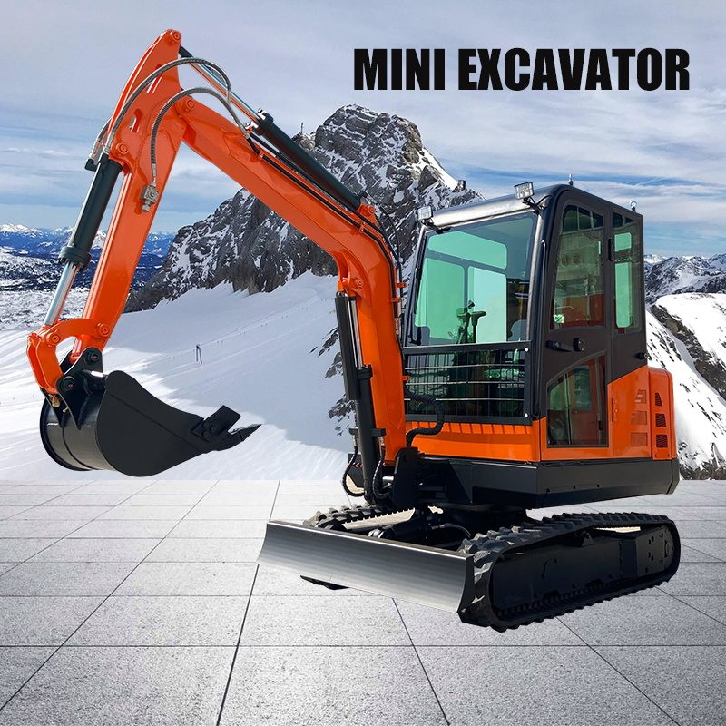 Fast Delivery Electric Micro Mini Grave Digger Mini Excavator 1 Ton 2 Ton 3 Ton