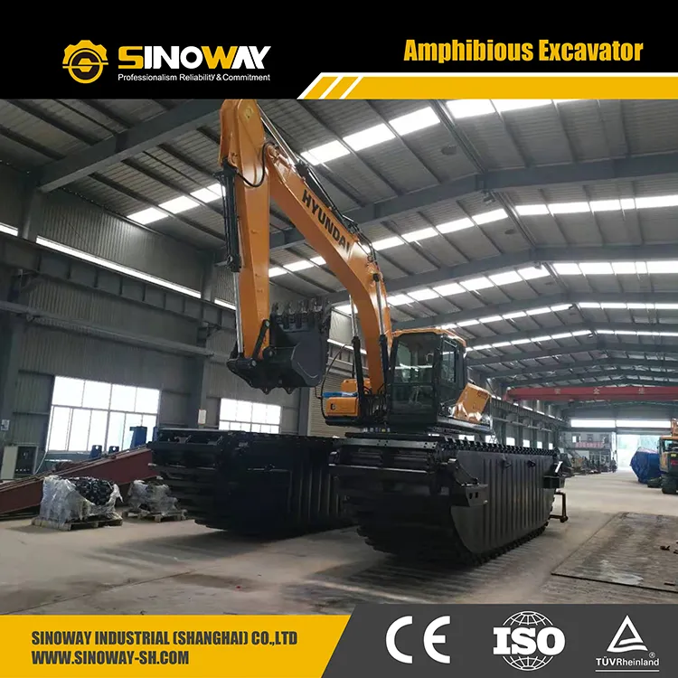 Amphibious Excavator View 2