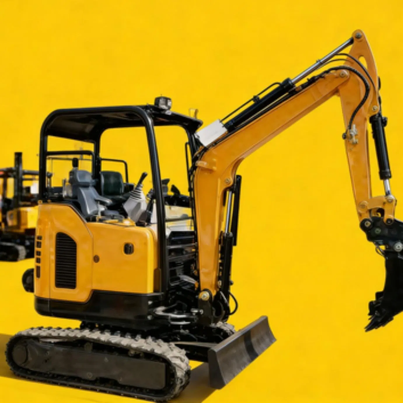 Factory Direct 2.5 Ton Compact Mini Excavator with Retractable Track Rubber Track Option Perfect for Lawn Protection Orchard Management and Small Scale Road Rep