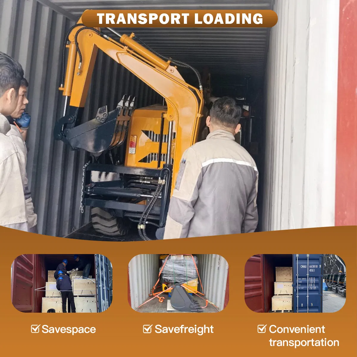 1.2 Ton Mini Excavator with Rubber Tracks Suitable for Various Terrains