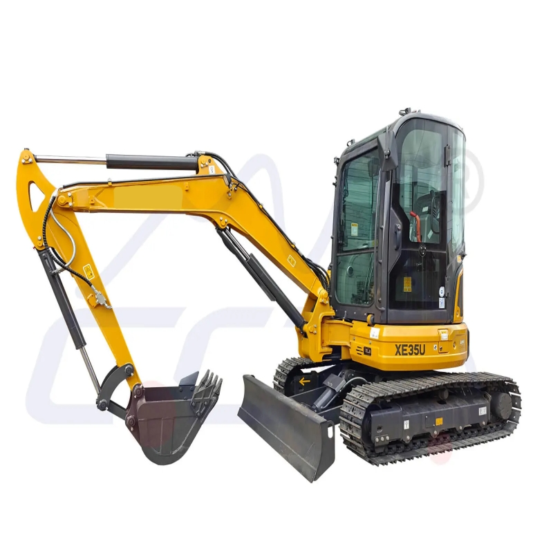 Hot Sale Xe35u 4.2t Zero Tail Swing Crawler Digger Compact Mini Excavator with Powerful Digging Performance for Asia Landscaping