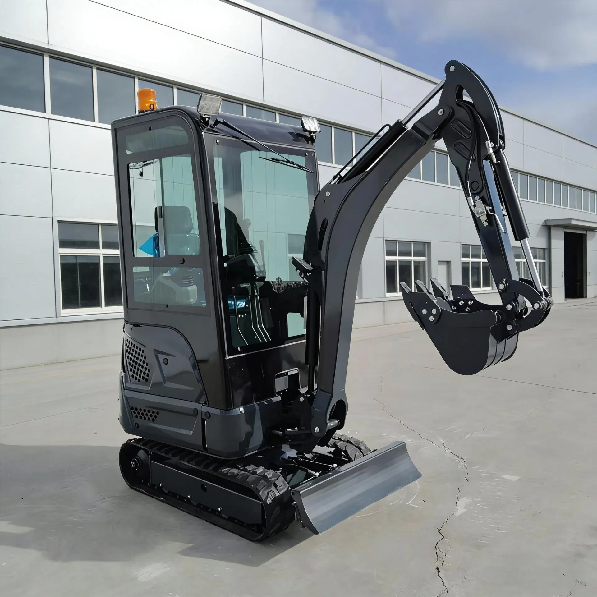 Retractable Tracks Quick Coupler 1t 2t 1.8t Mini Excavator EPA ISO9001