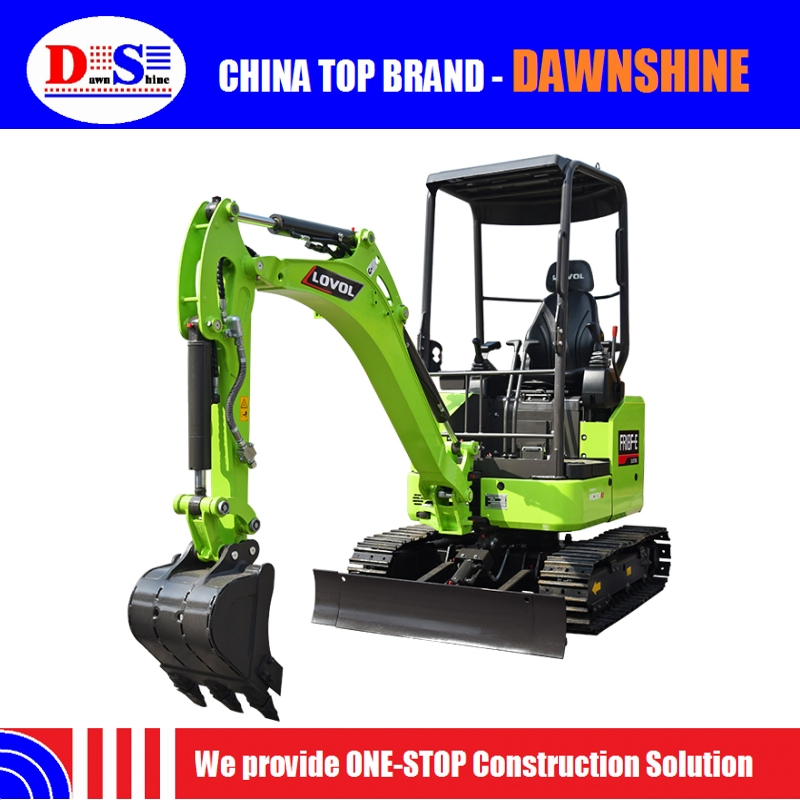 Hot Sale Construction Equipment Electric 1.8ton Micro Crawler Digger Fr18f-E Hydraulic Lovol Small Excavator