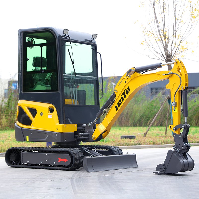 Leite 1.8 Ton Mini Hydraulic Excavator Attachments Pump Auger Breaker Hammer Small Digger Excavator for Sale