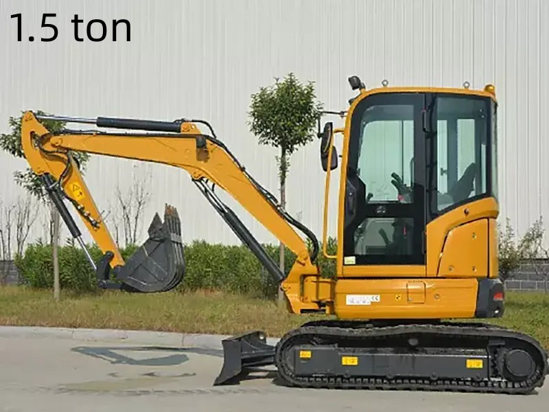 Construction Equipment Electric 1.5 Ton Micro Crawler Digger Excavator Xe15u Chinese Hydraulic Small Mini Track Wheel Backhoe Excavator 1ton for Sale
