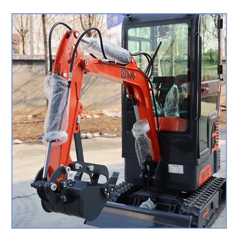 Factory Direct Sale Wheeled Digger 1.2 Ton Bucket Machine Wheel Excavators Mini Excavator