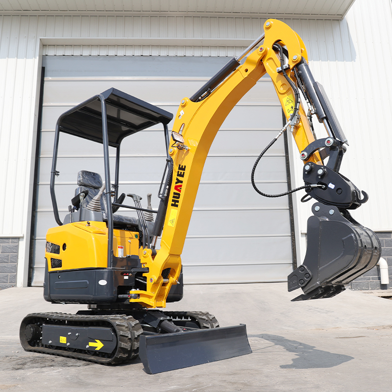 New Electric Start Hydraulic Micro Mini Digger 2 Ton 2000kg Mini Excavator Smallest Bagger Excavator Prices