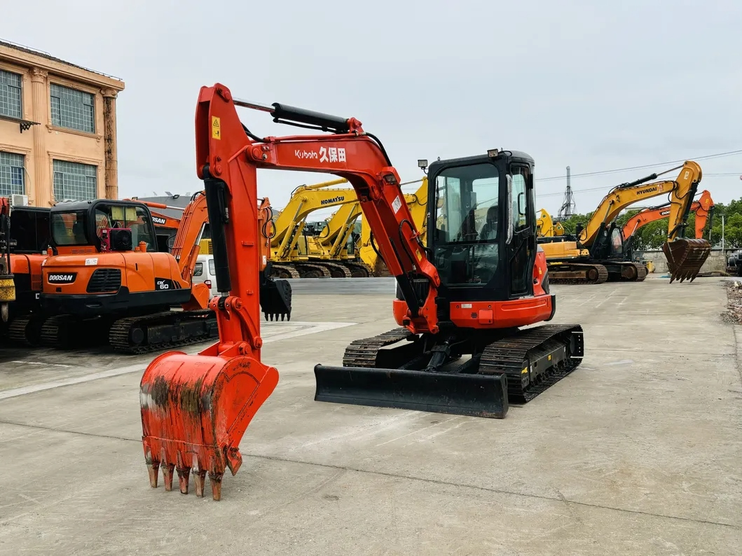 Kubota Kx155-5 Kx161 Kx165 Used Small Mini Used Excavator Machine with Rubber Track