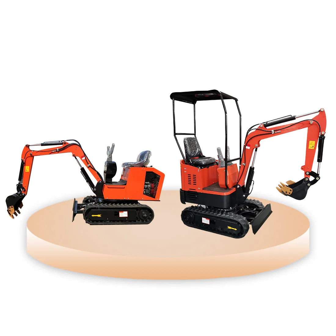 1000kg Garden Micro Farm Hydraulic Mini 1 Ton Electric Excavator