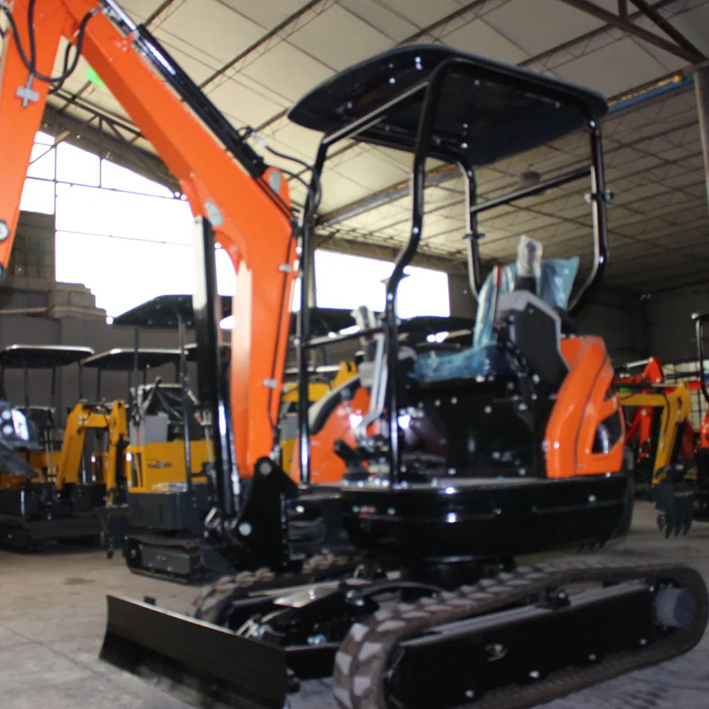 Tailless 2.5t Mini Excavator with Boom Swing, Retractable Track, Eurov/EPA Yanmar 3tnv76 Engine
