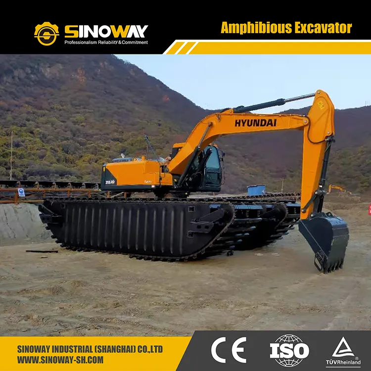 Amphibious Excavator View 3