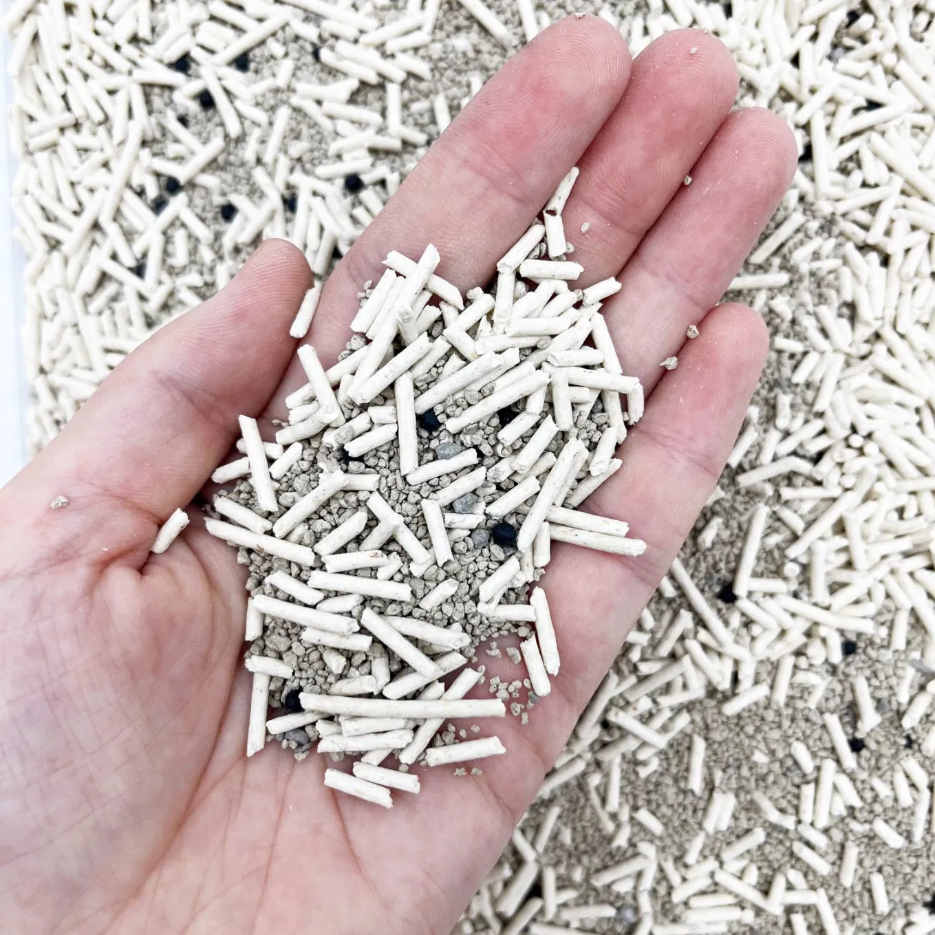 Venda Quente Forte Agregação Misturada 1.5mm Original Tofu Areia Britada Doméstica Areia para Animais de Estimação Areia para Gato Areia para Gatinhos