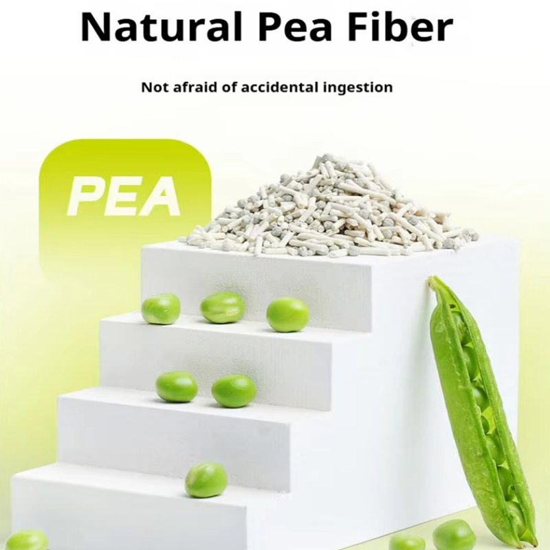 Fabricado na China, areia para gatos de bentonita misturada, aglomerante e biodegradável, acessórios para pets