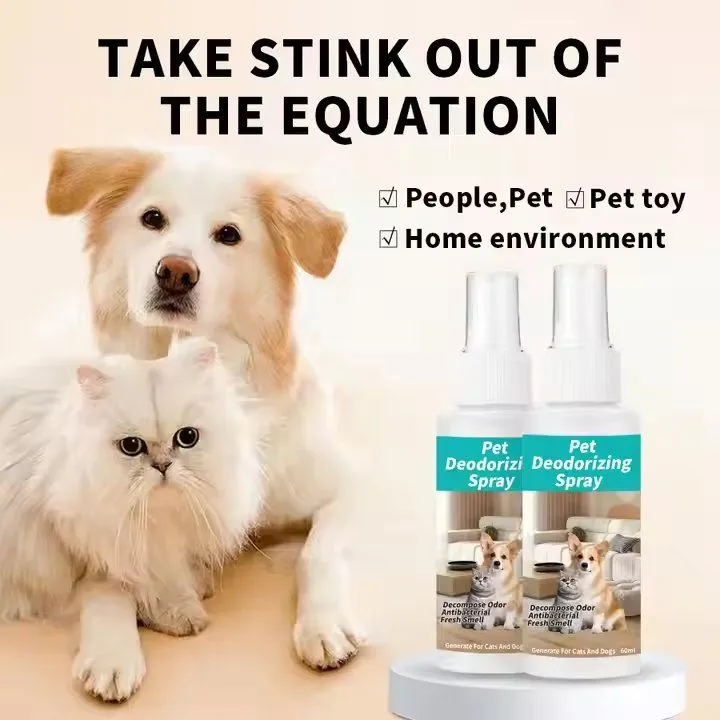 Spray Eliminador de Odor Orgânico para Cães e Gatos