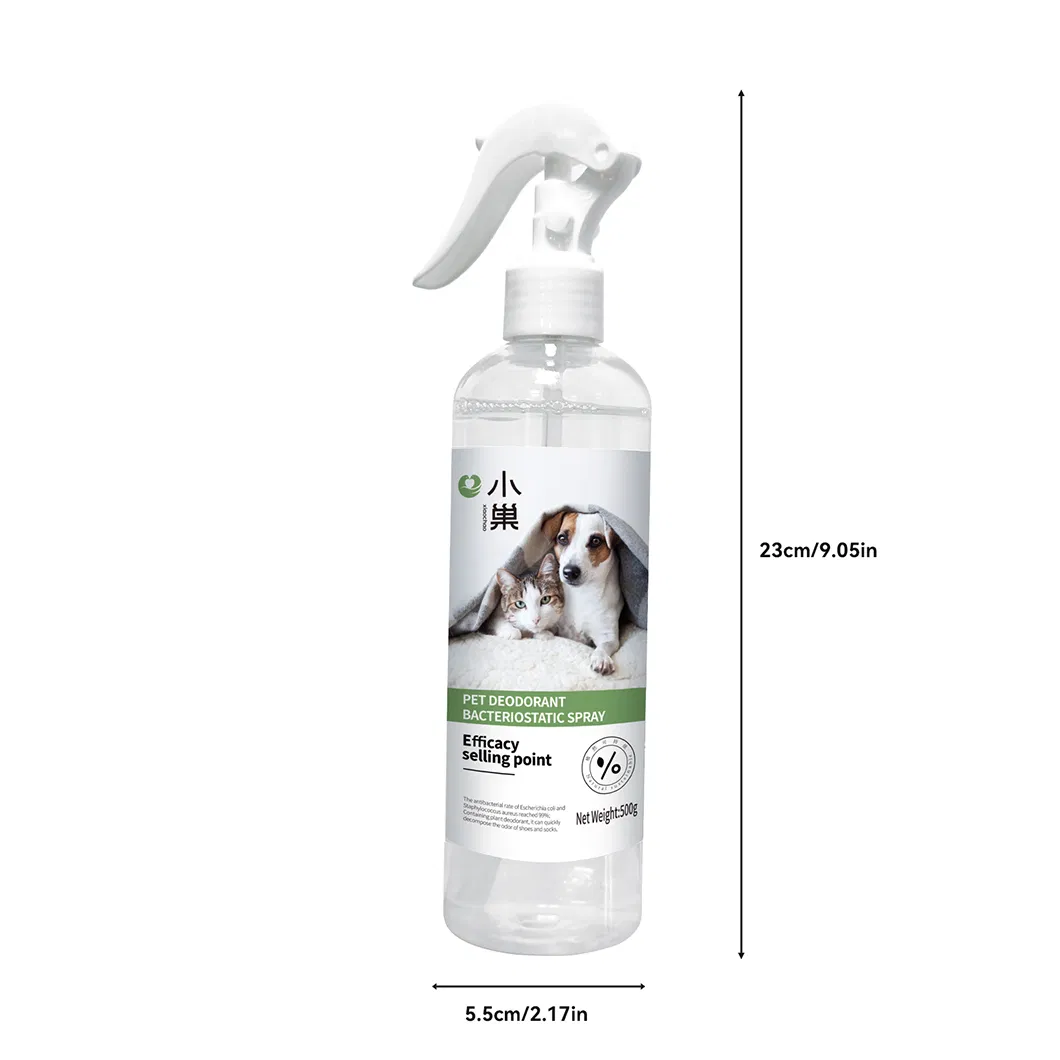 Spray Eliminador de Odor de Animais de Estimação com Ação Antibacteriana para Frescor Duradouro
